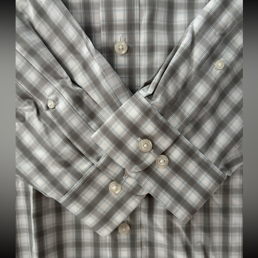 Duluth Trading Co Wrinklefighter Relaxed Fit Long Sleeve Shirt size XXL Tall - Picture 8 of 12